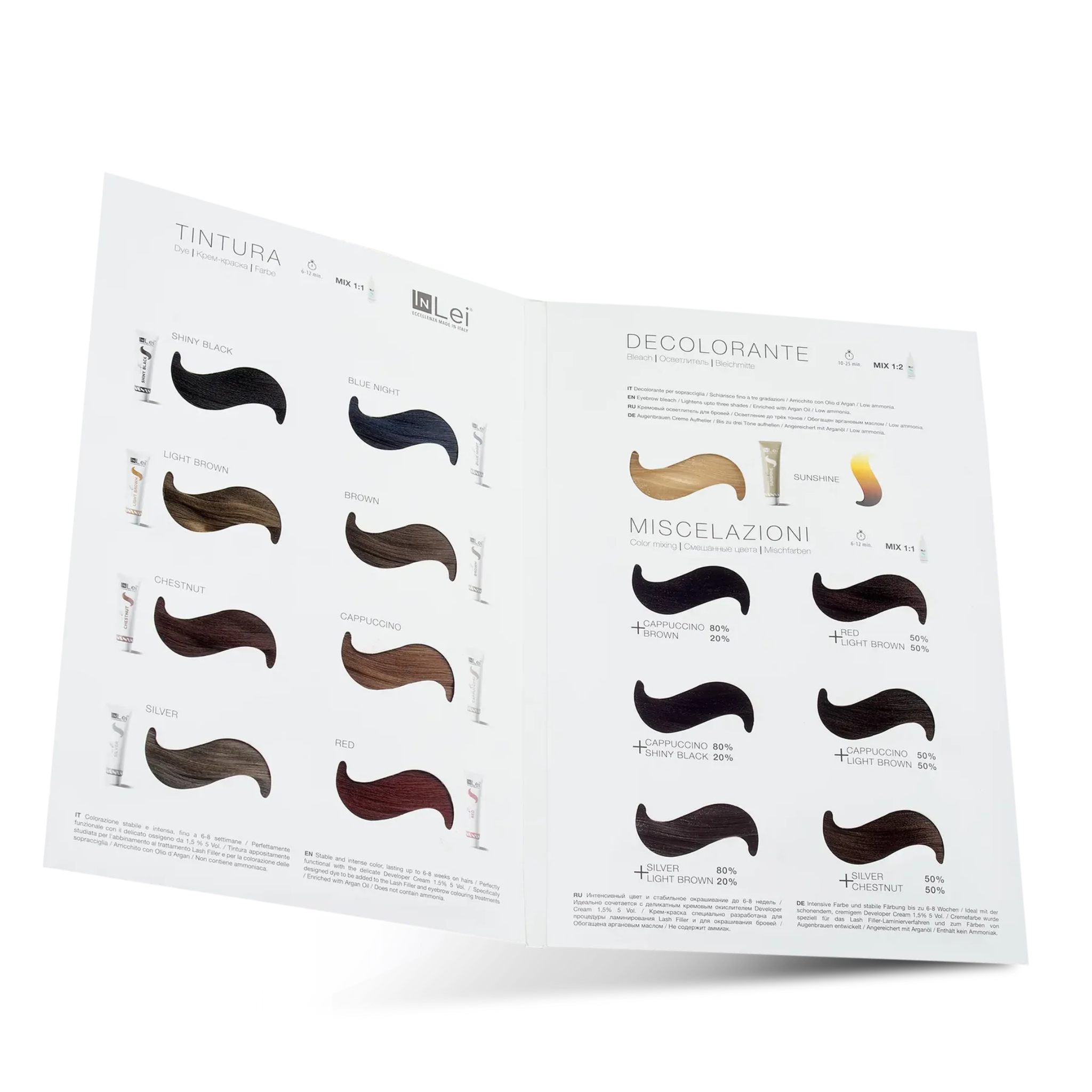 nuancier + mélanges - COLOR CHART