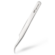 Pince professionnelle pour extensions de cils - POINTE COURBÉE