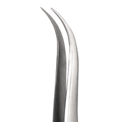 Pince professionnelle pour extensions de cils - POINTE COURBÉE