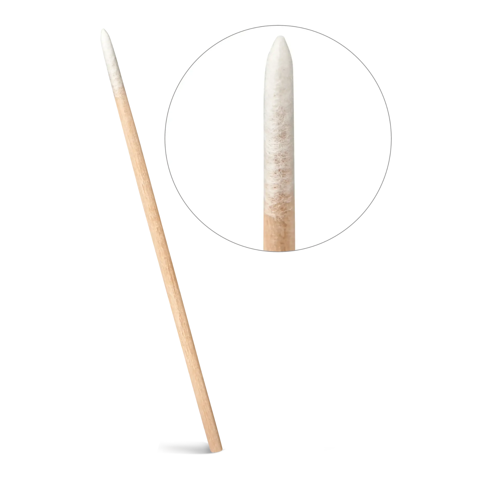 Bâtonnets en bois à bout pointu en coton 100 pcs- COTTONIES