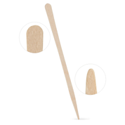 Spatules en bois à pointe fine 100 pcs - SPATY WAX