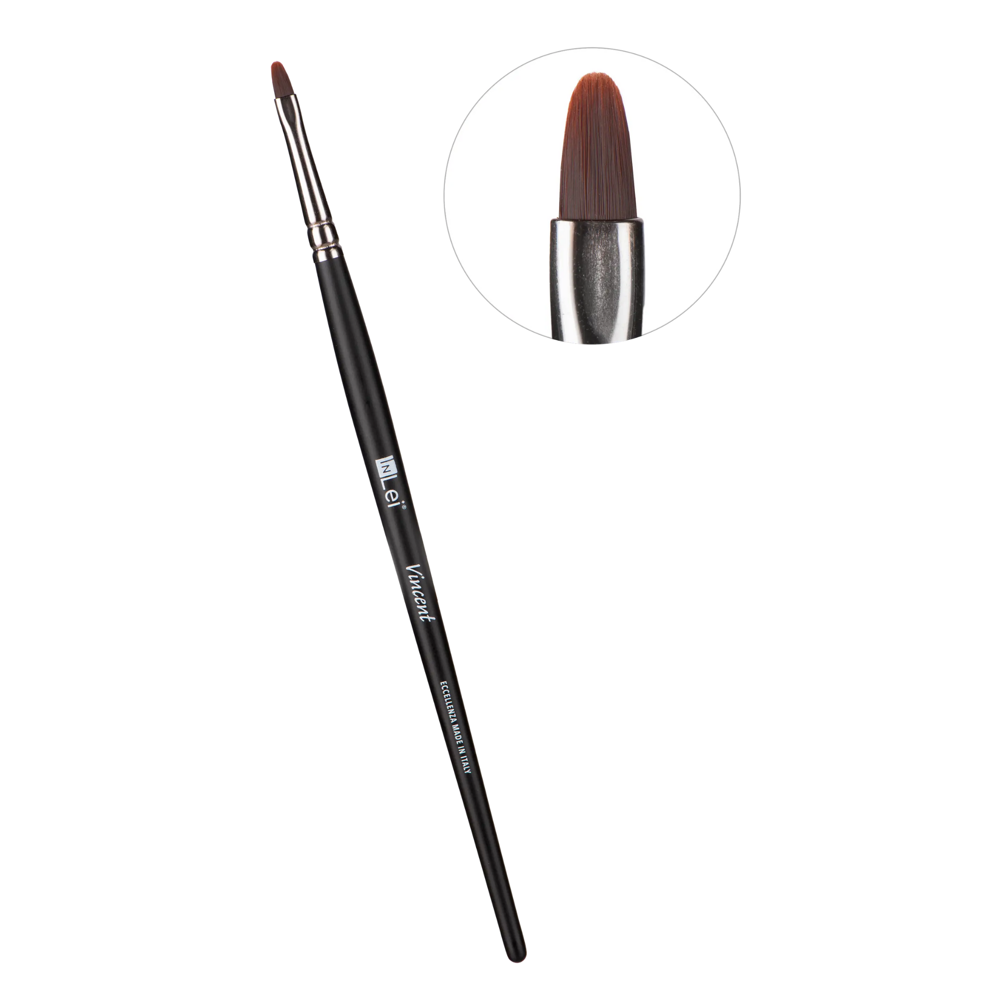 Pinceau professionnel en forme de langue de chat pour cils et sourcils - VINCENT