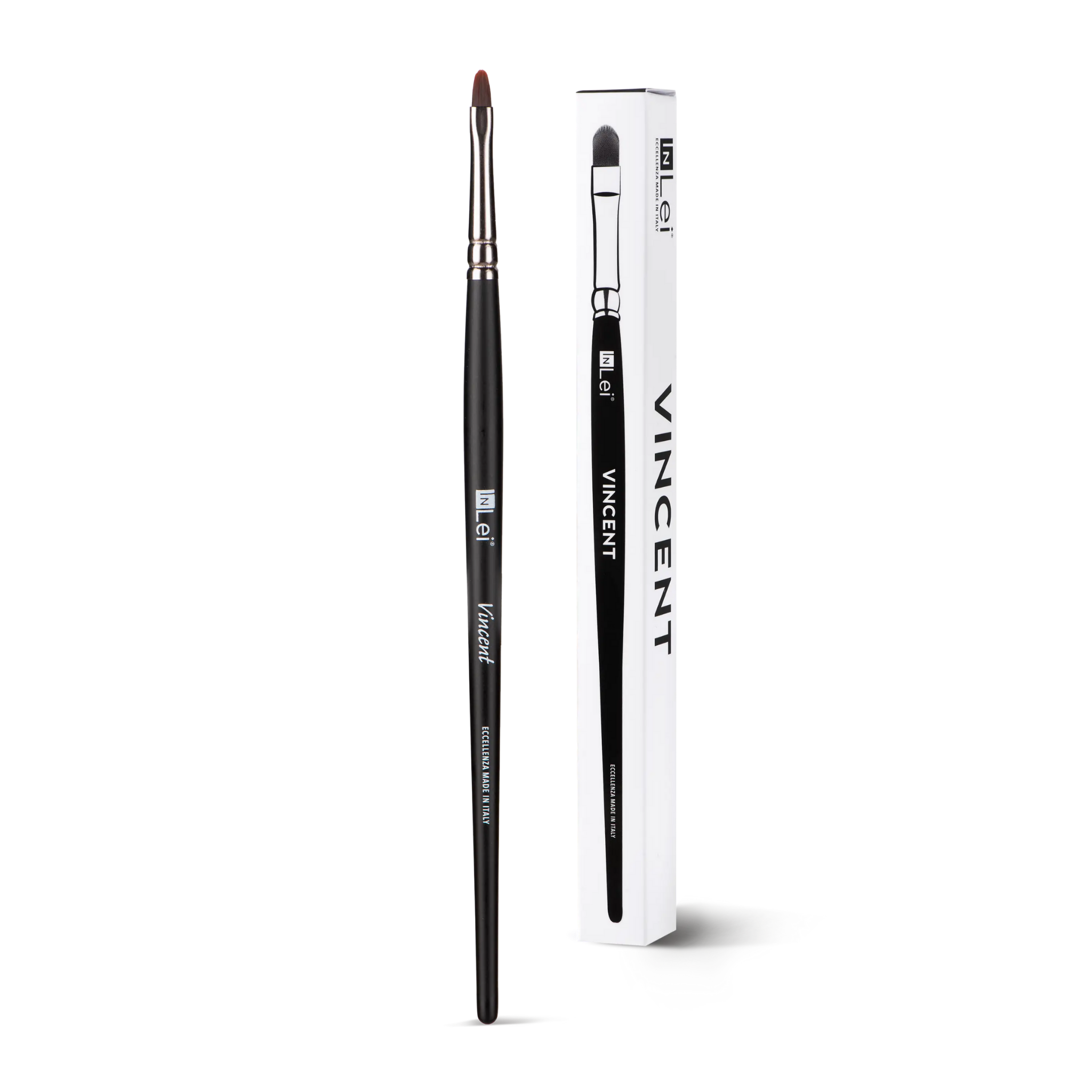 Pinceau professionnel en forme de langue de chat pour cils et sourcils - VINCENT