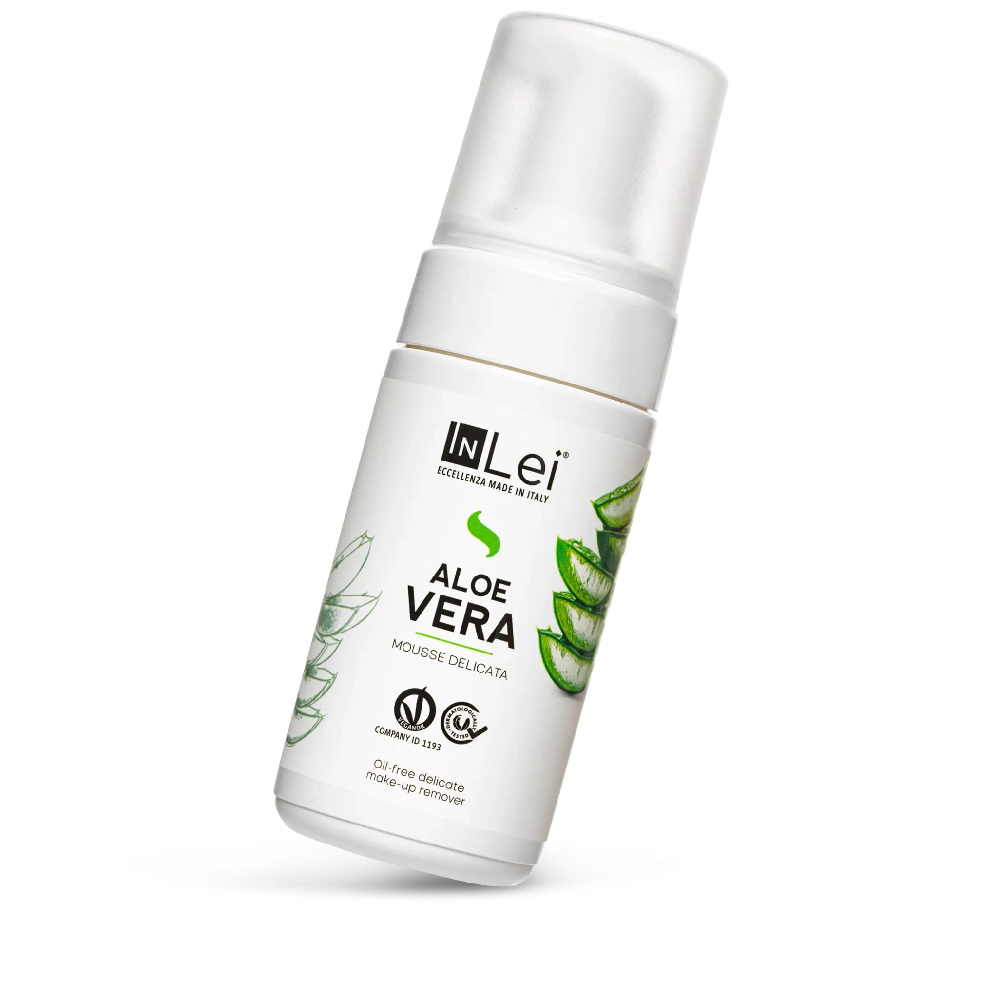 Mousse démaquillante douce pour cils et visage 100 ml - MOUSSE ALOE VERA NEW