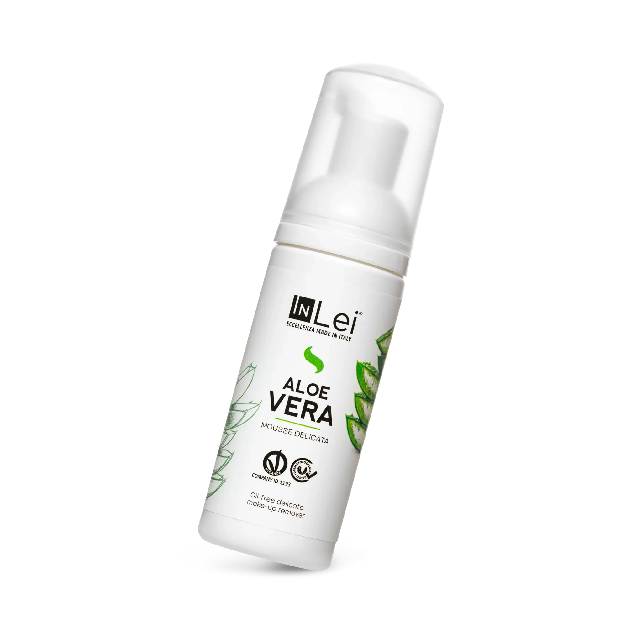 Mousse démaquillante douce pour cils et visage 50 ml - MOUSSE ALOE VERA NEW