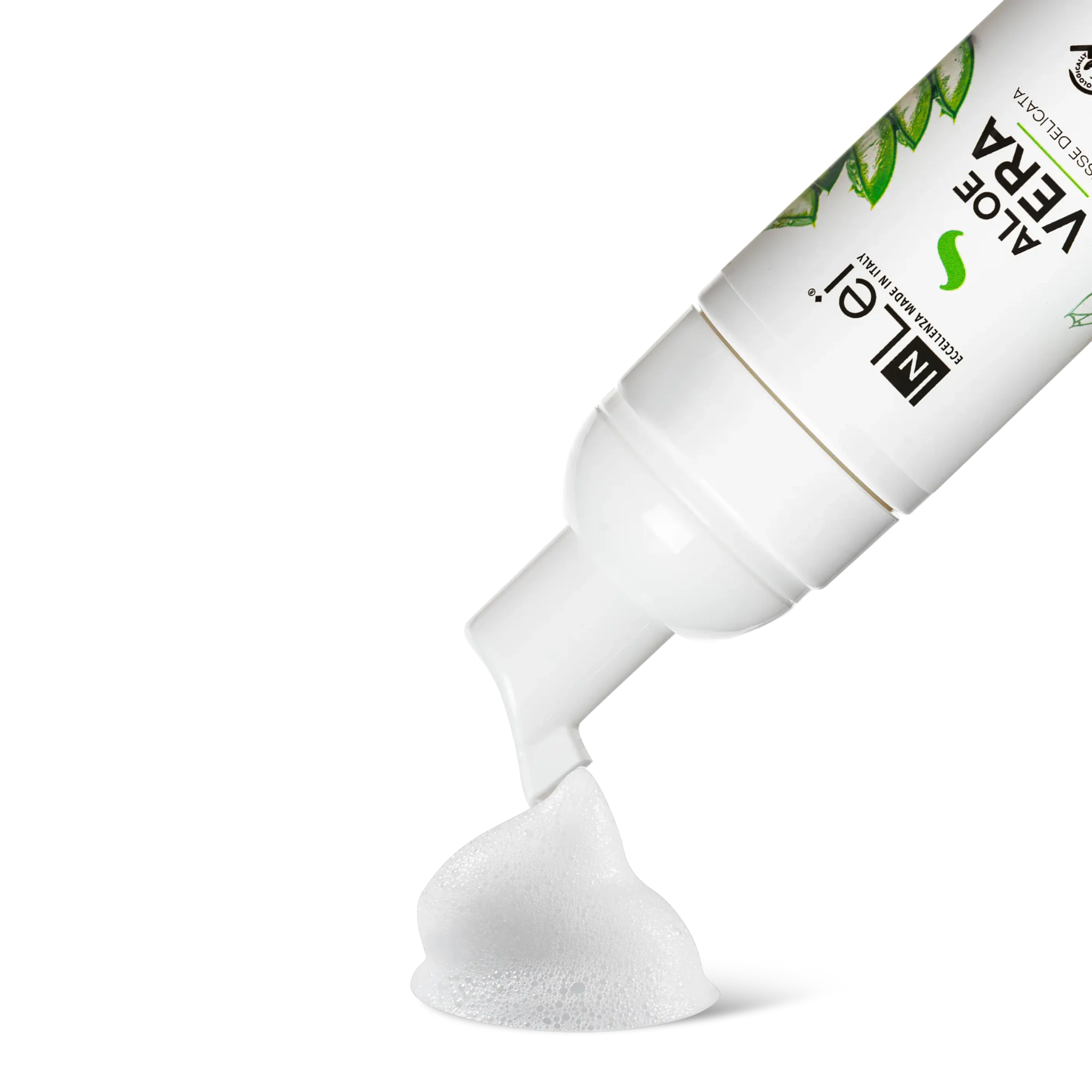 Mousse démaquillante douce pour cils et visage 50 ml - MOUSSE ALOE VERA NEW