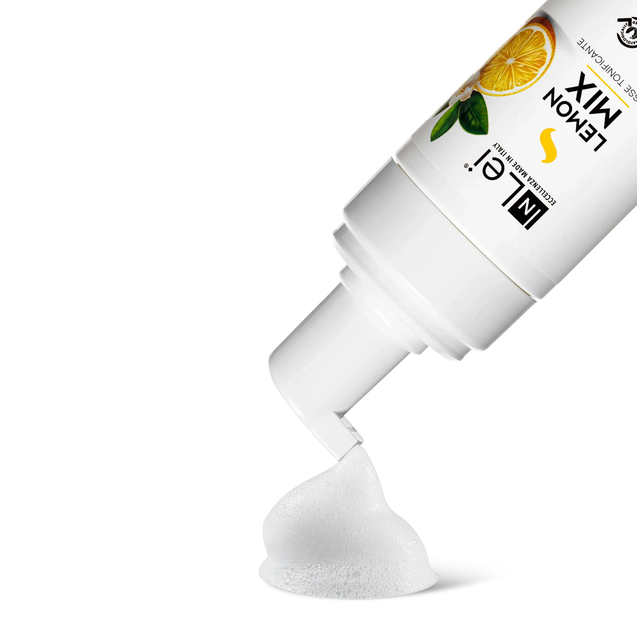 Mousse démaquillante douce pour cils et visage 100 ml - MOUSSE LEMON MIX