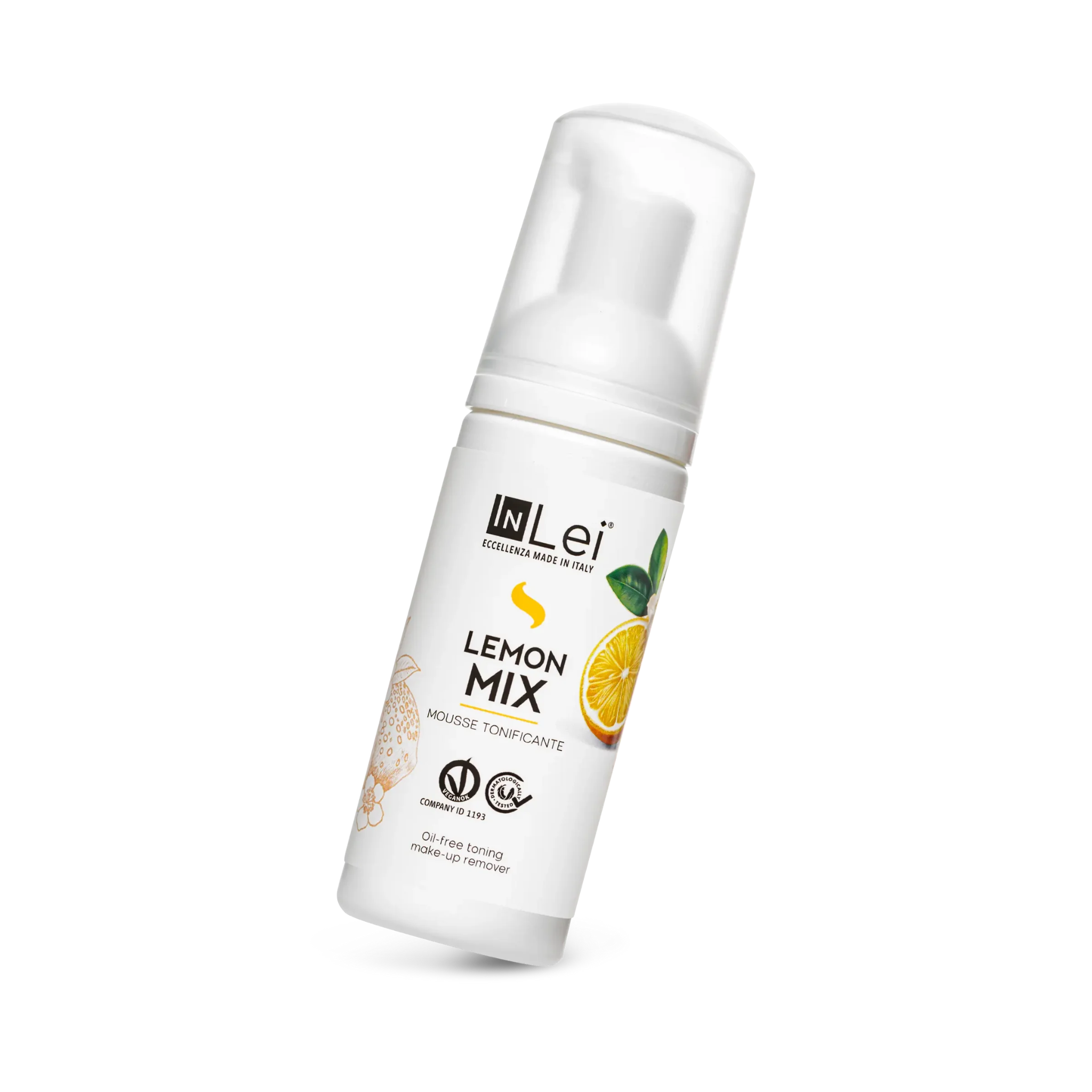 Mousse démaquillante douce pour cils et visage 50 ml - MOUSSE LEMON MIX