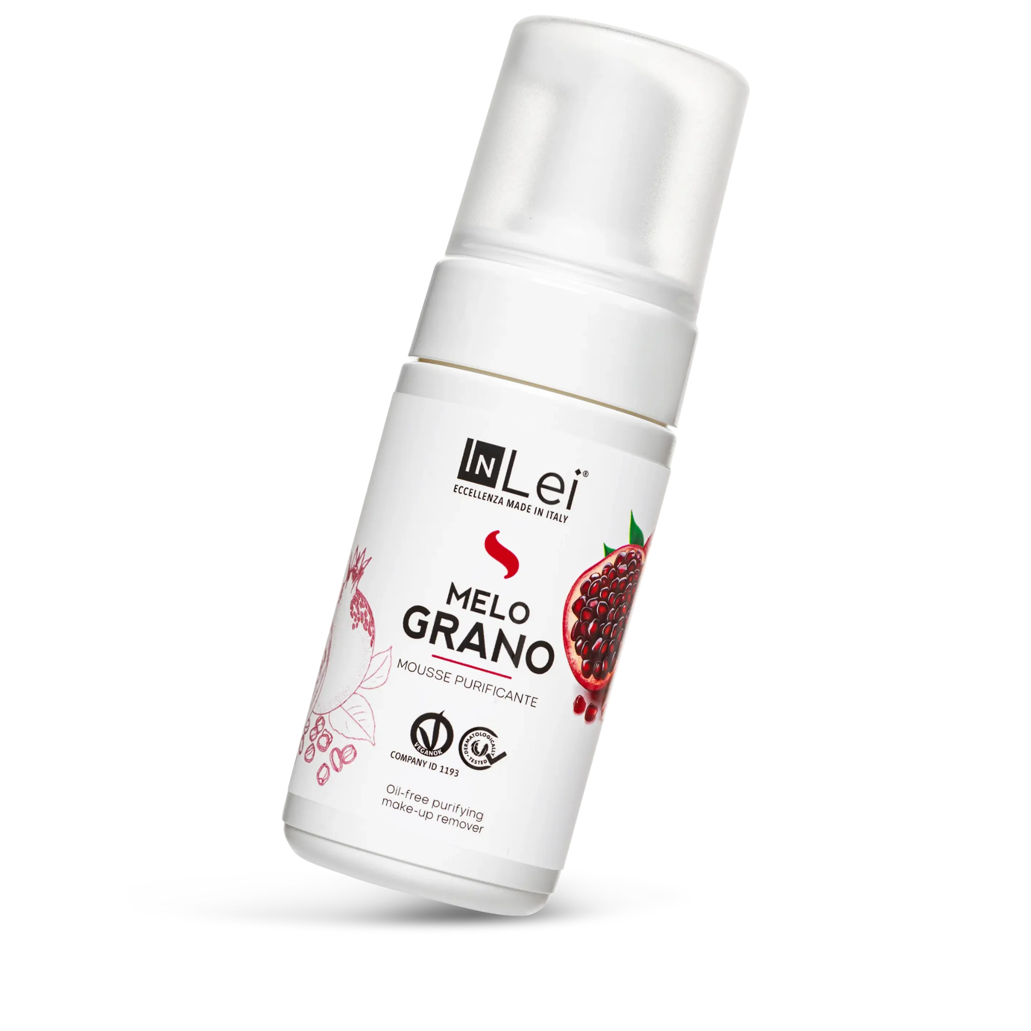 Mousse démaquillante douce pour cils et visage 100 ml - MOUSSE MELOGRANO