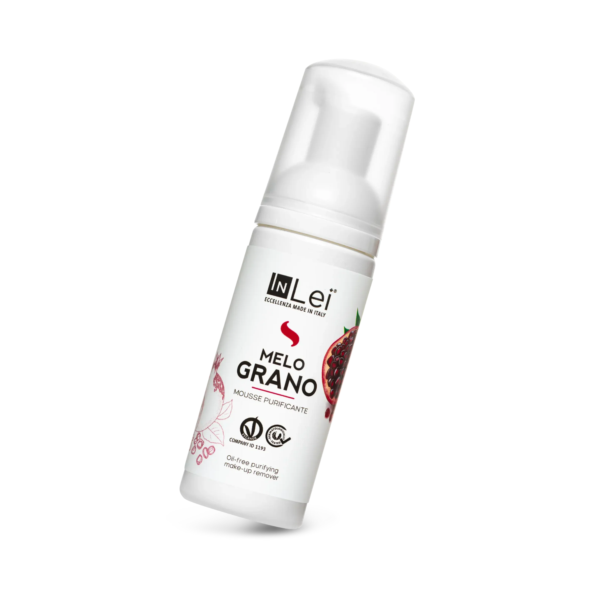 Mousse démaquillante douce pour cils et visage 50 ml - MOUSSE MELOGRANO
