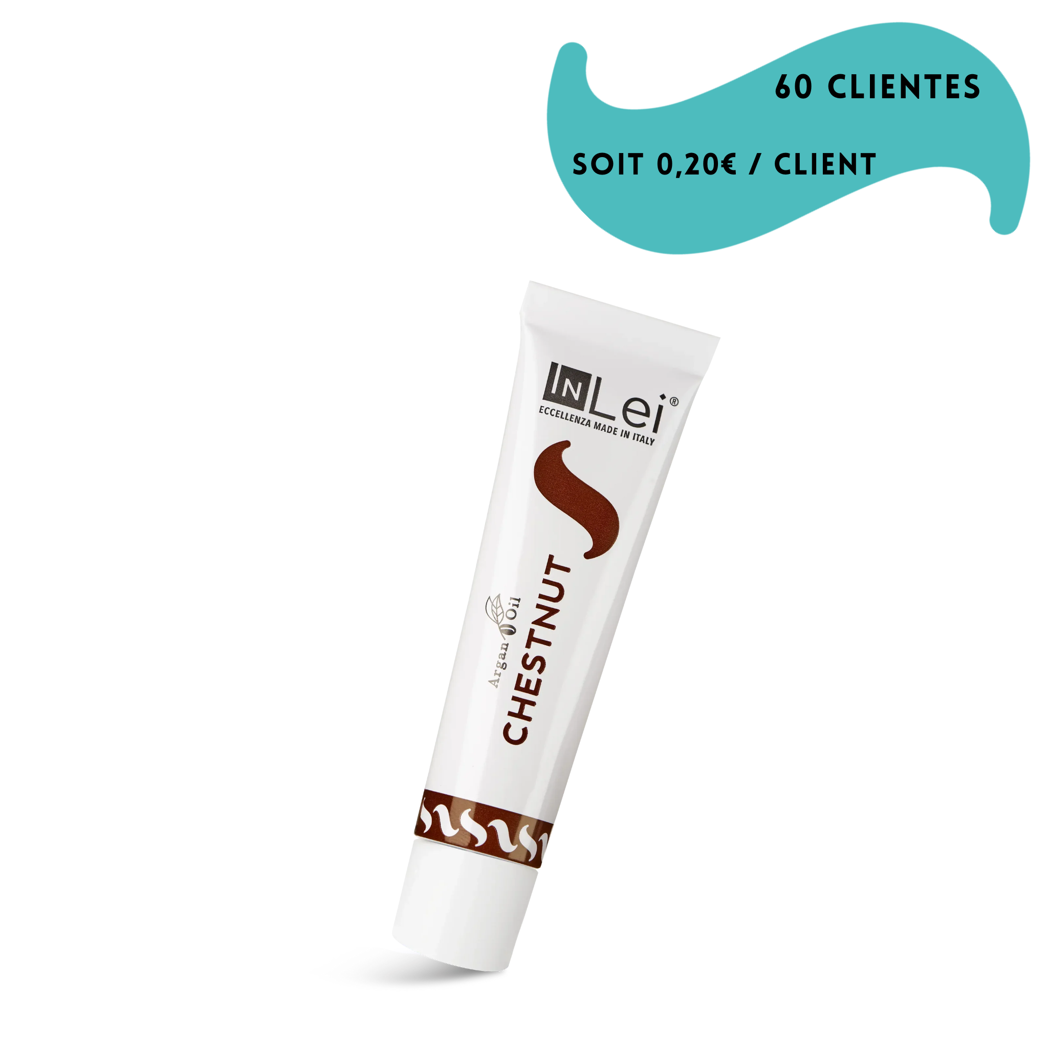 Teinture pour cils et sourcils à l'huile d'argan 15 ml - CHESTNUT