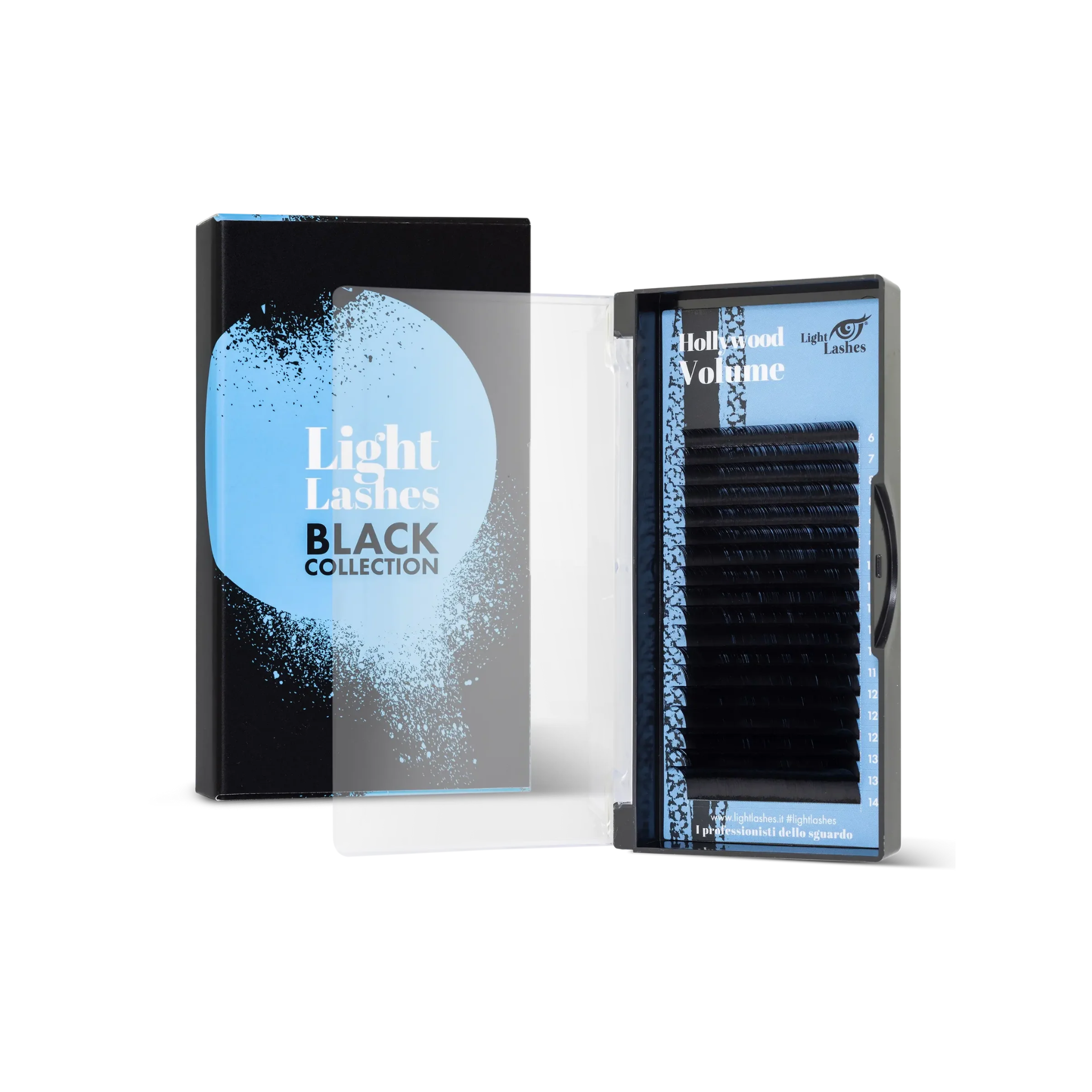 HOLLYWOOD VOLUME CC-curl - Black Collection 18 bandes