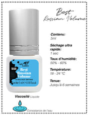 Colle pour extensions de cils 5 ml - BEST RUSSIAN VOLUME