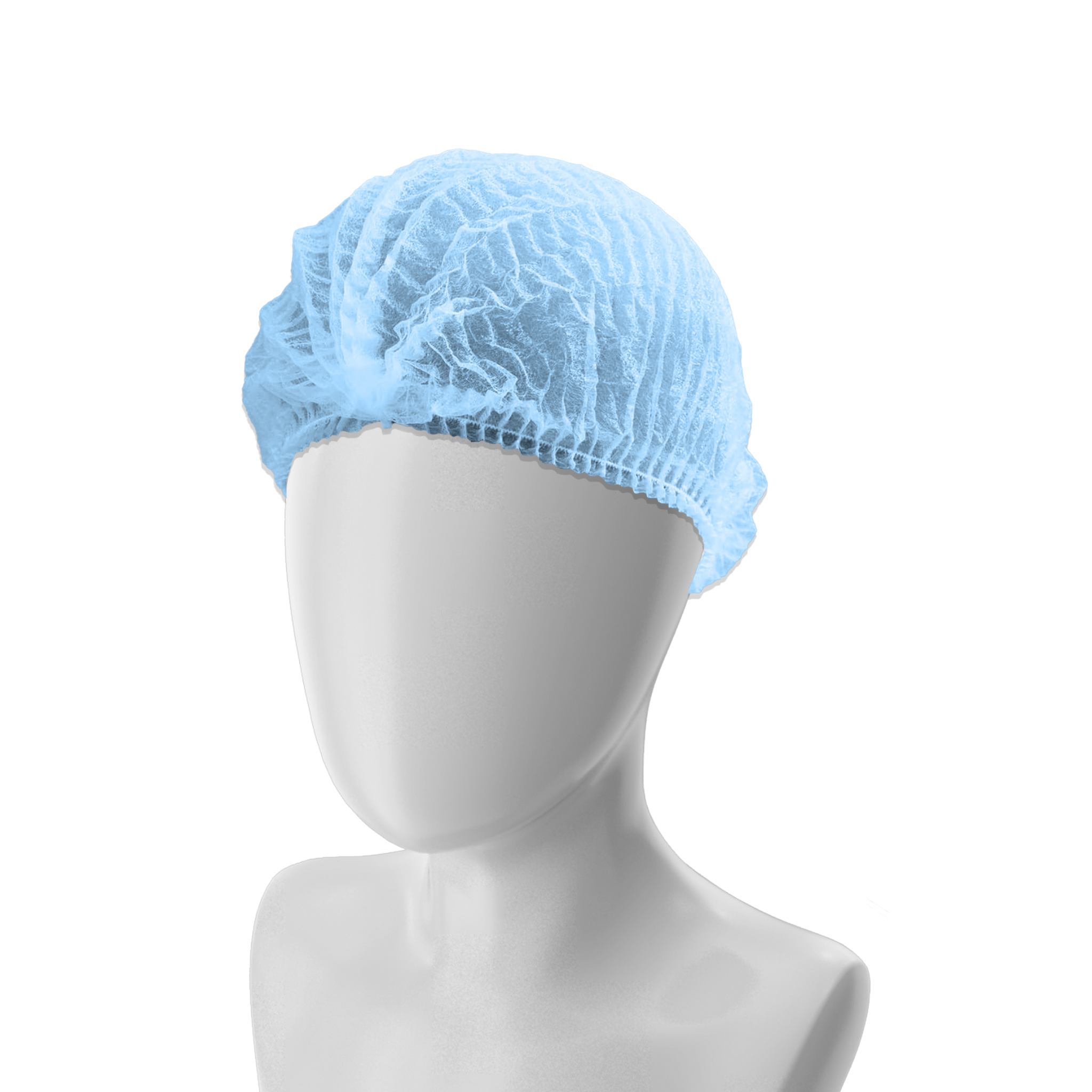 Charlottes jetables en TNT 100 pcs - BLUE CAPS