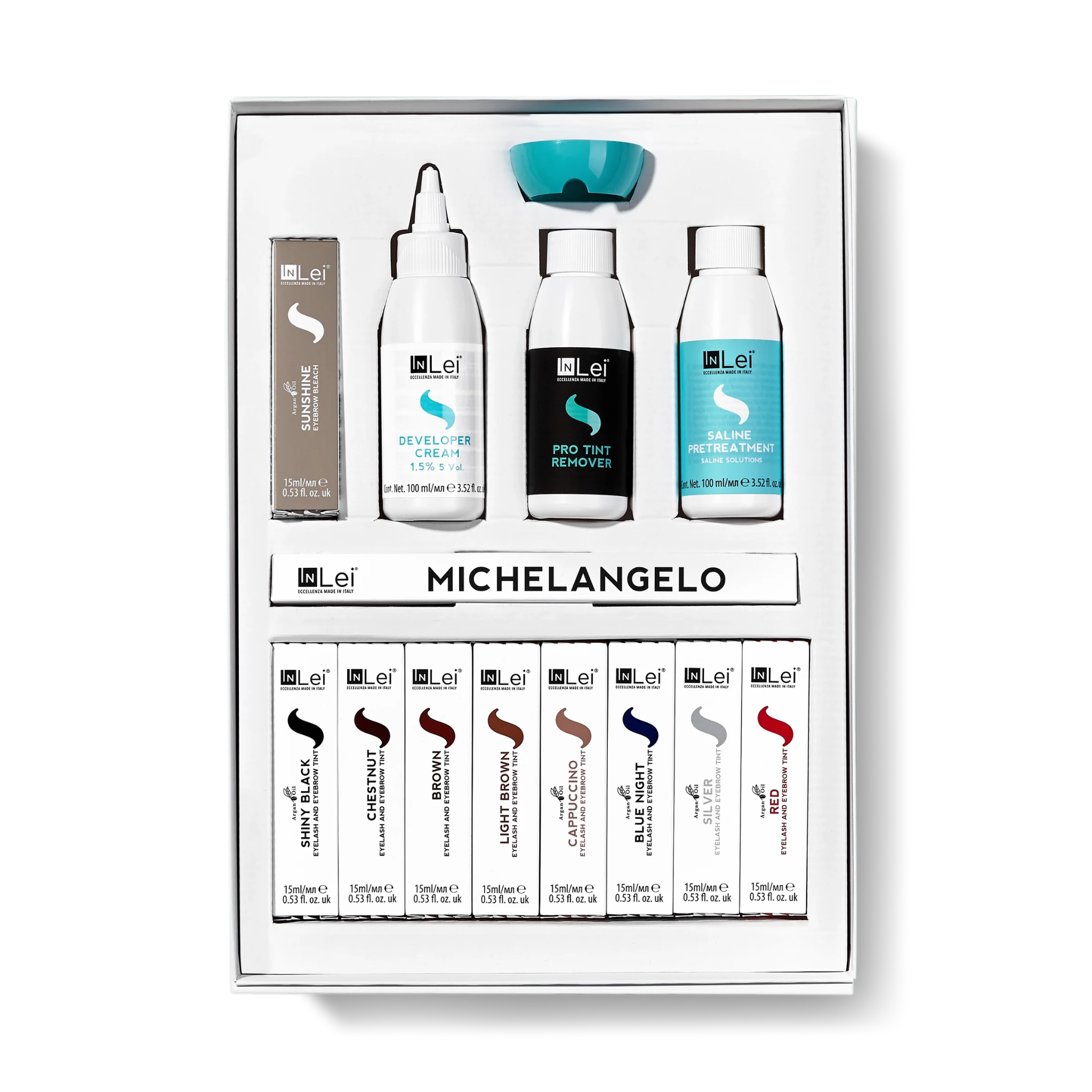 kit de teinture de cils et de sourcils - BROW TINTING SET