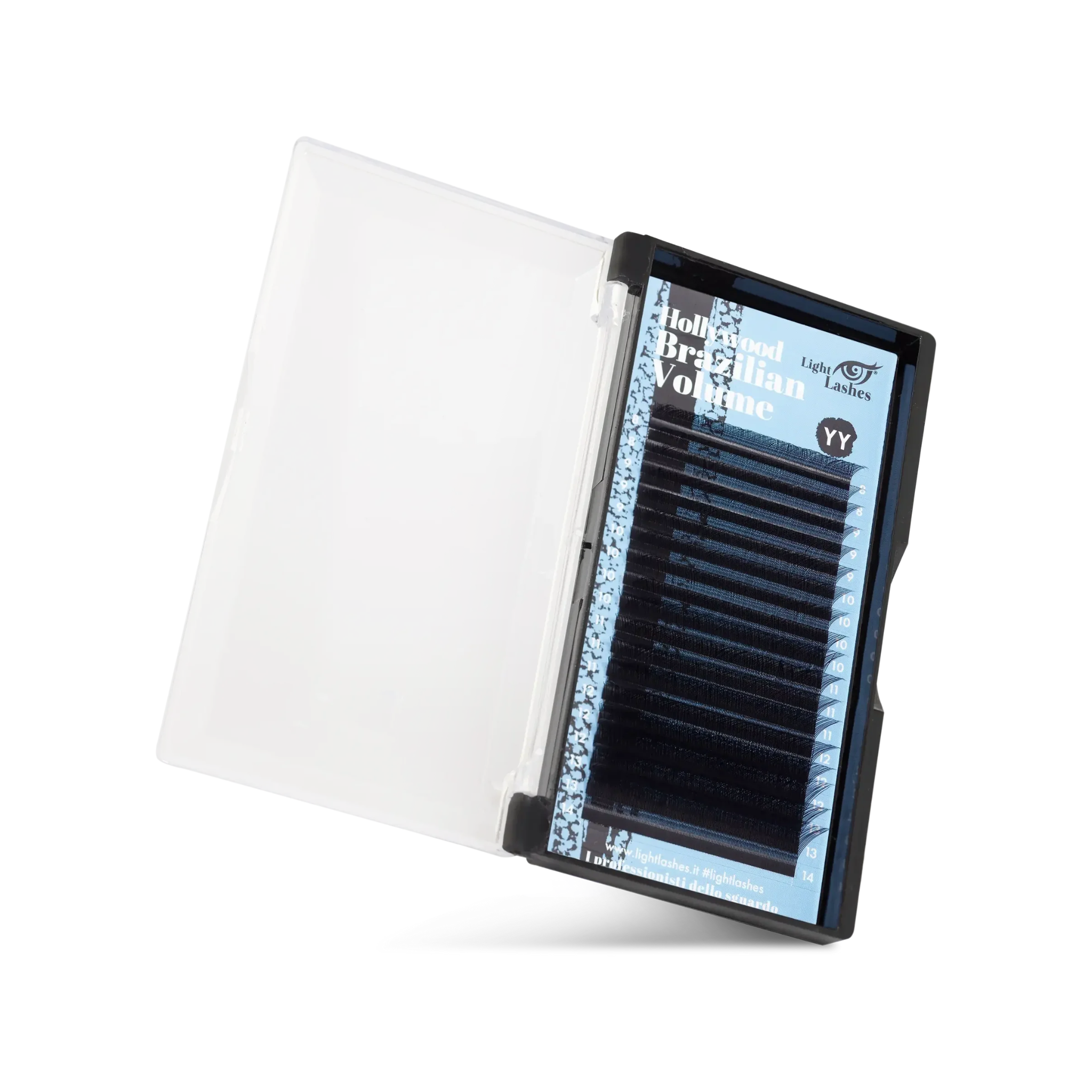 HOLLYWOOD BRAZILIAN VOLUME YY D-curl - Black Collection 18 bandes