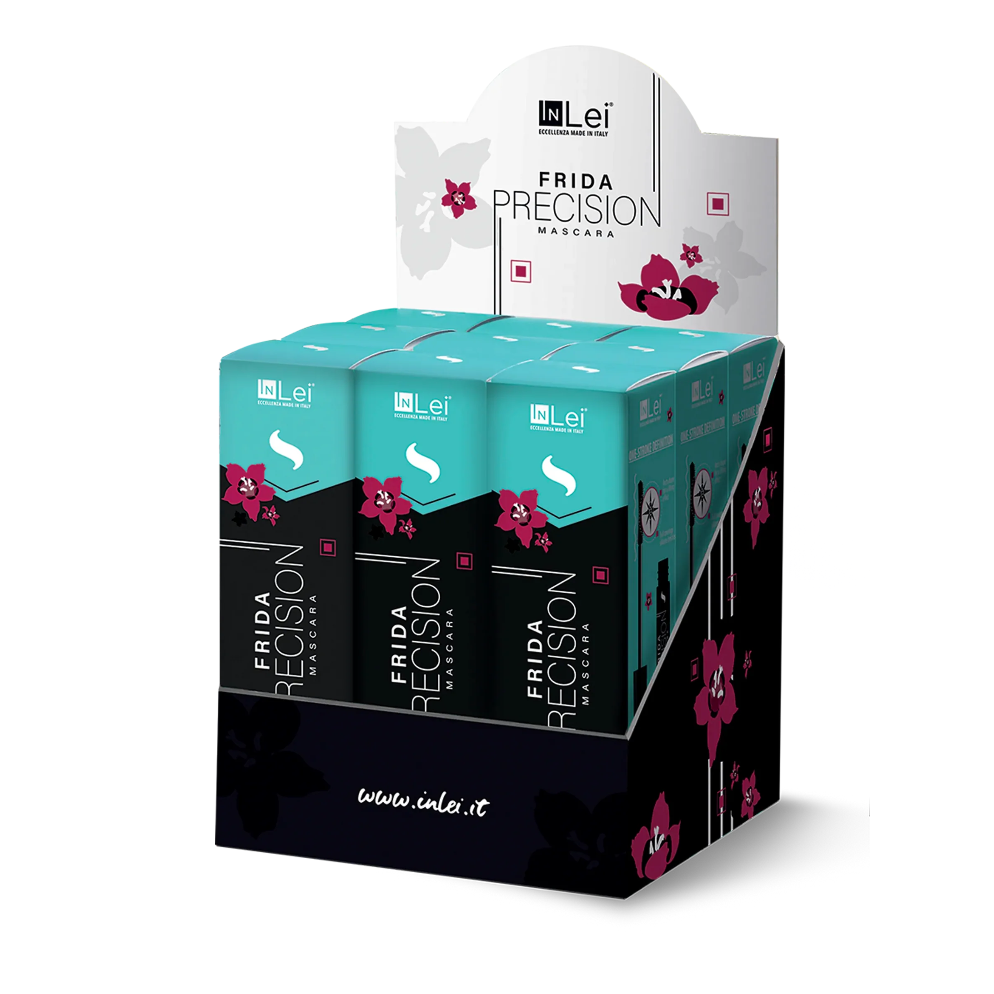 Mascara haute définition pour cils naturels et extensions de cils 8 ml - PACK FRIDA PRECISION