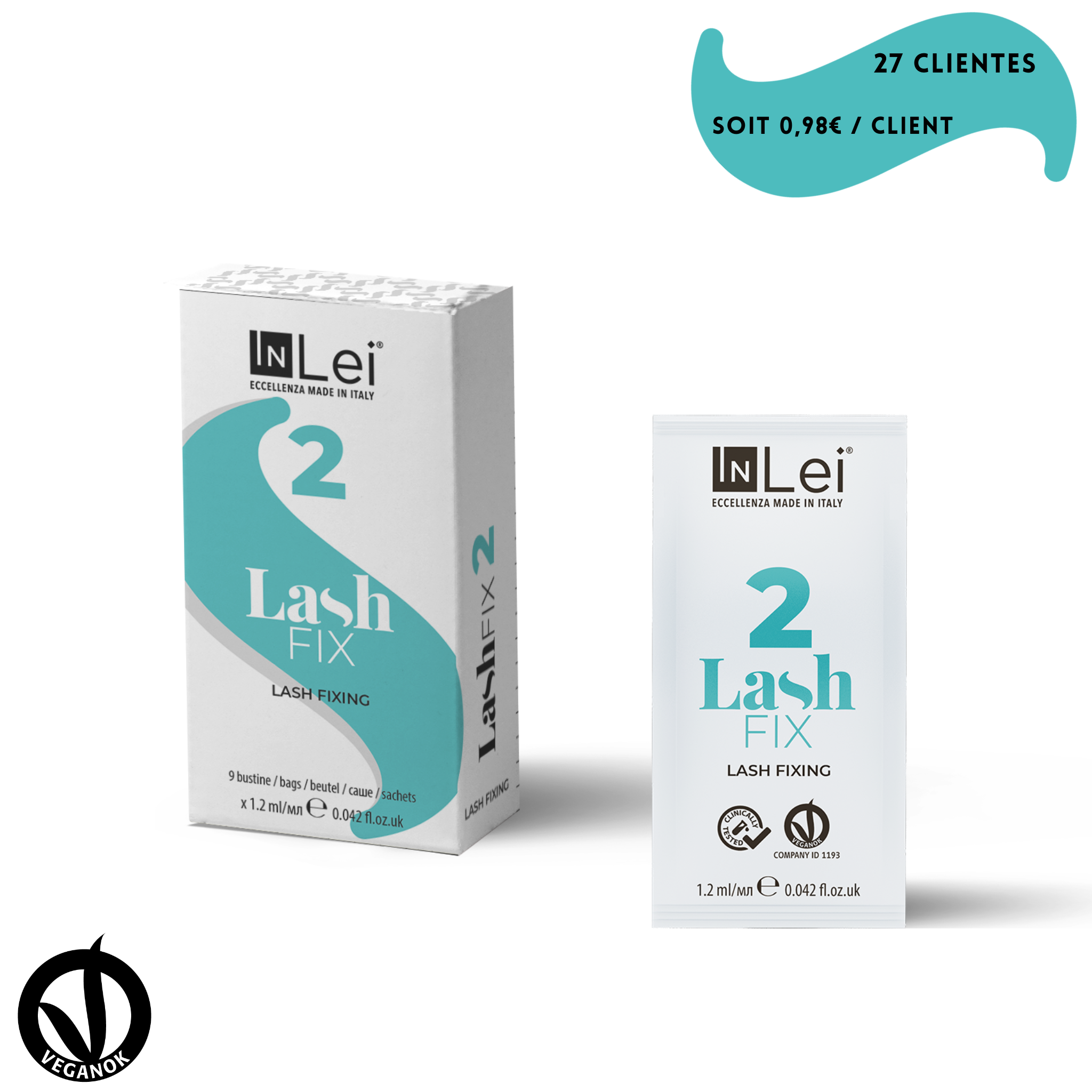Fixateur pour cils 9 x 1,2ml- LASH FIX 2