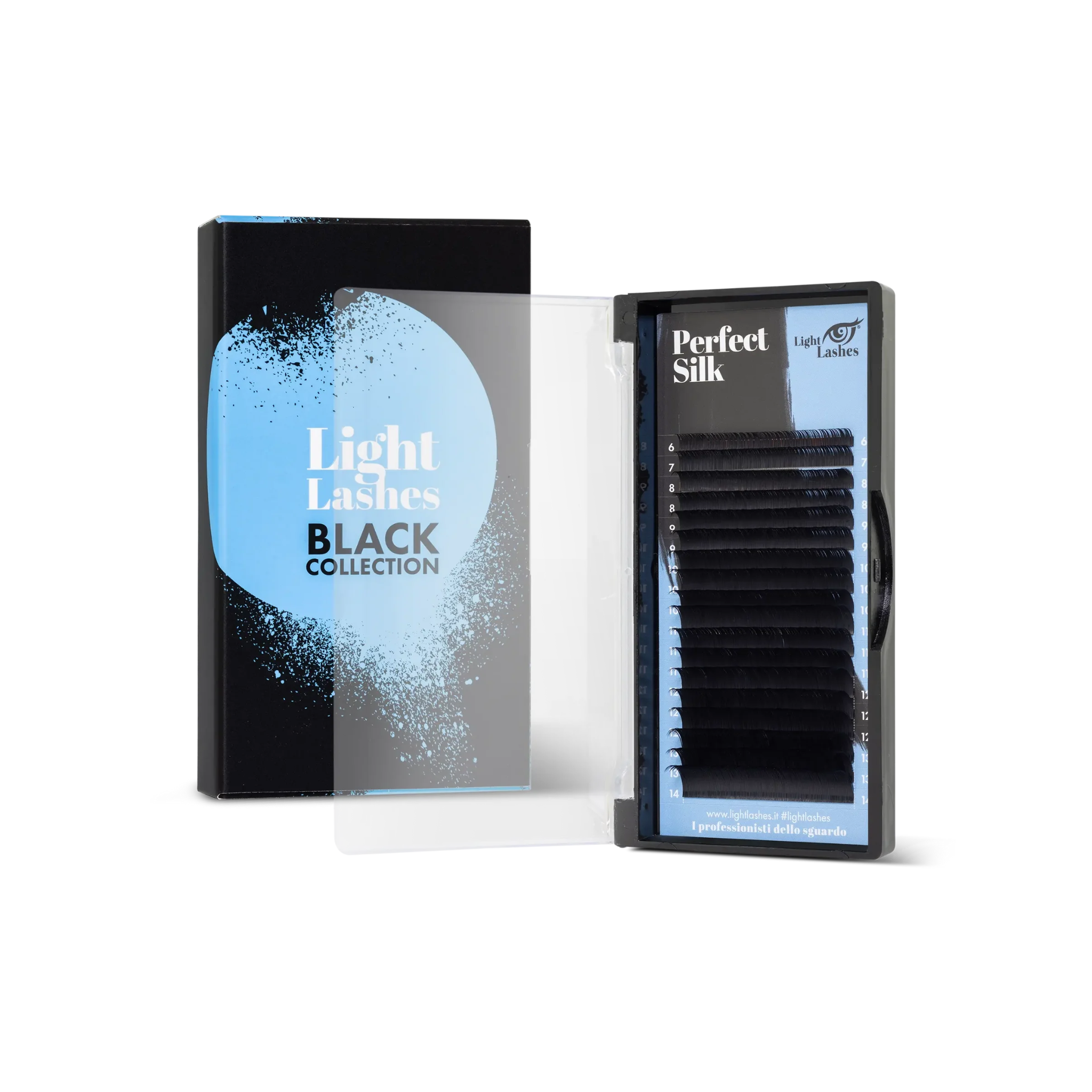 PERFECT SILK D-curl Black Collection 18 bandes