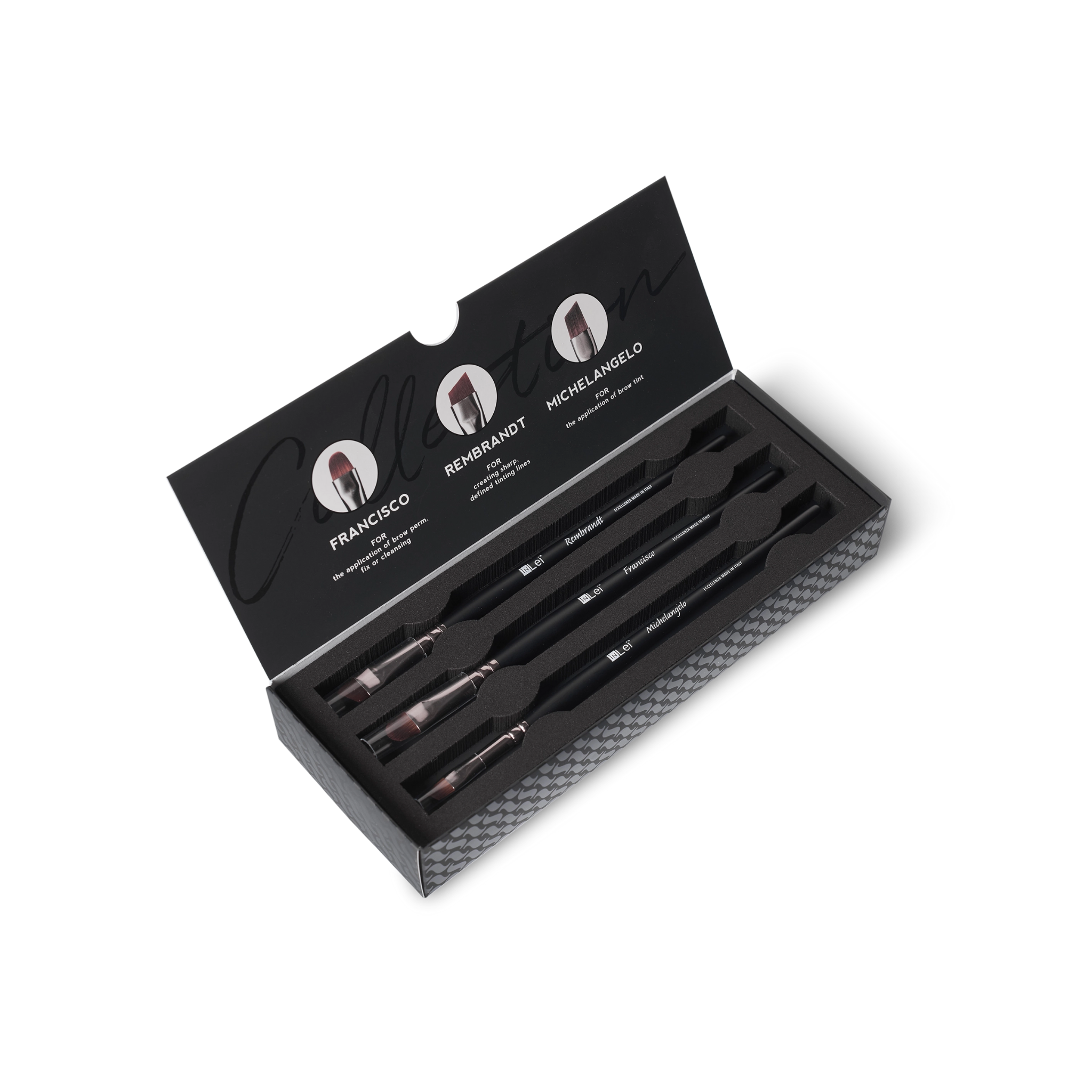 Coffret de pinceaux à sourcils professionnels - BROW COLLECTION
