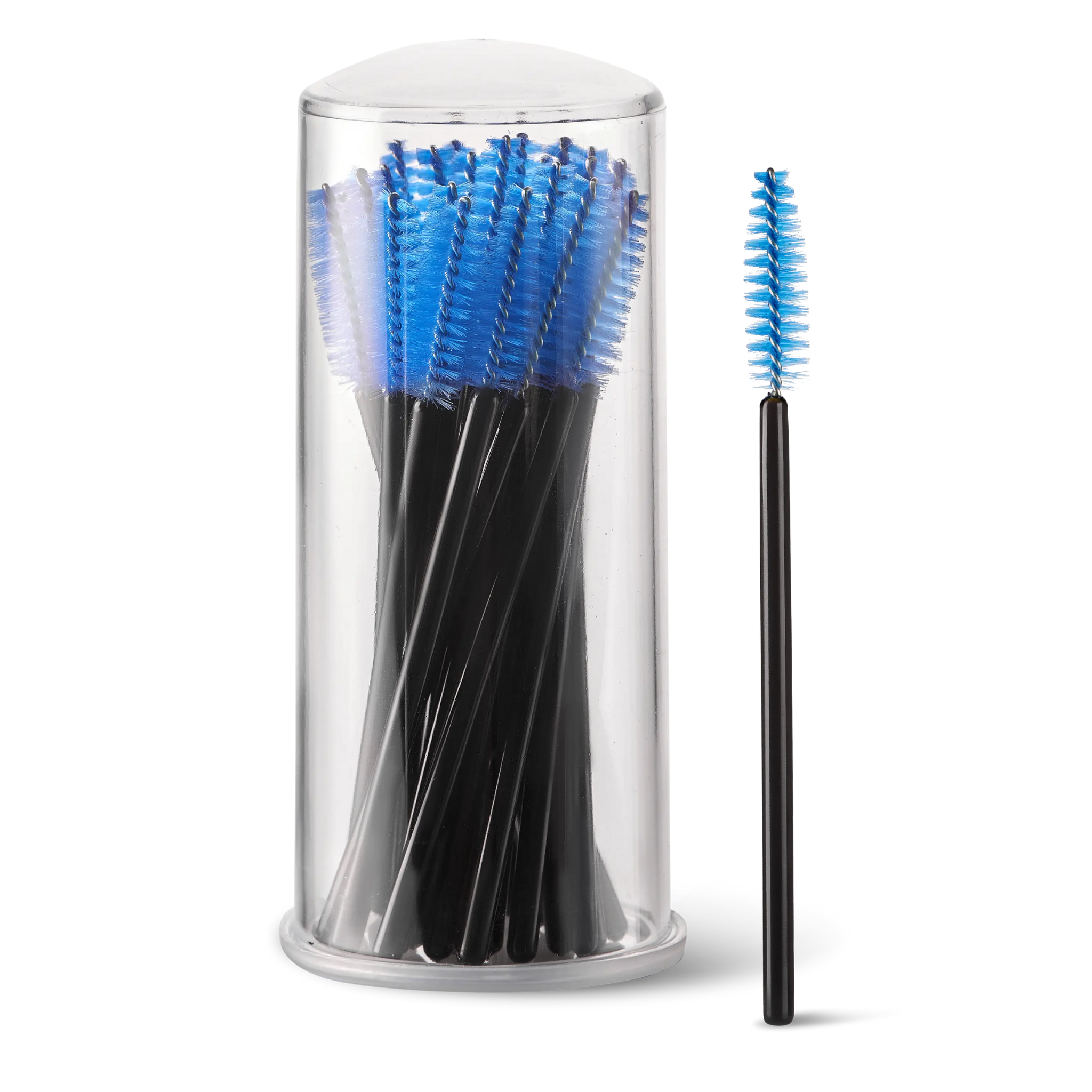 Brosses à mascara classiques bleus 25 pcs