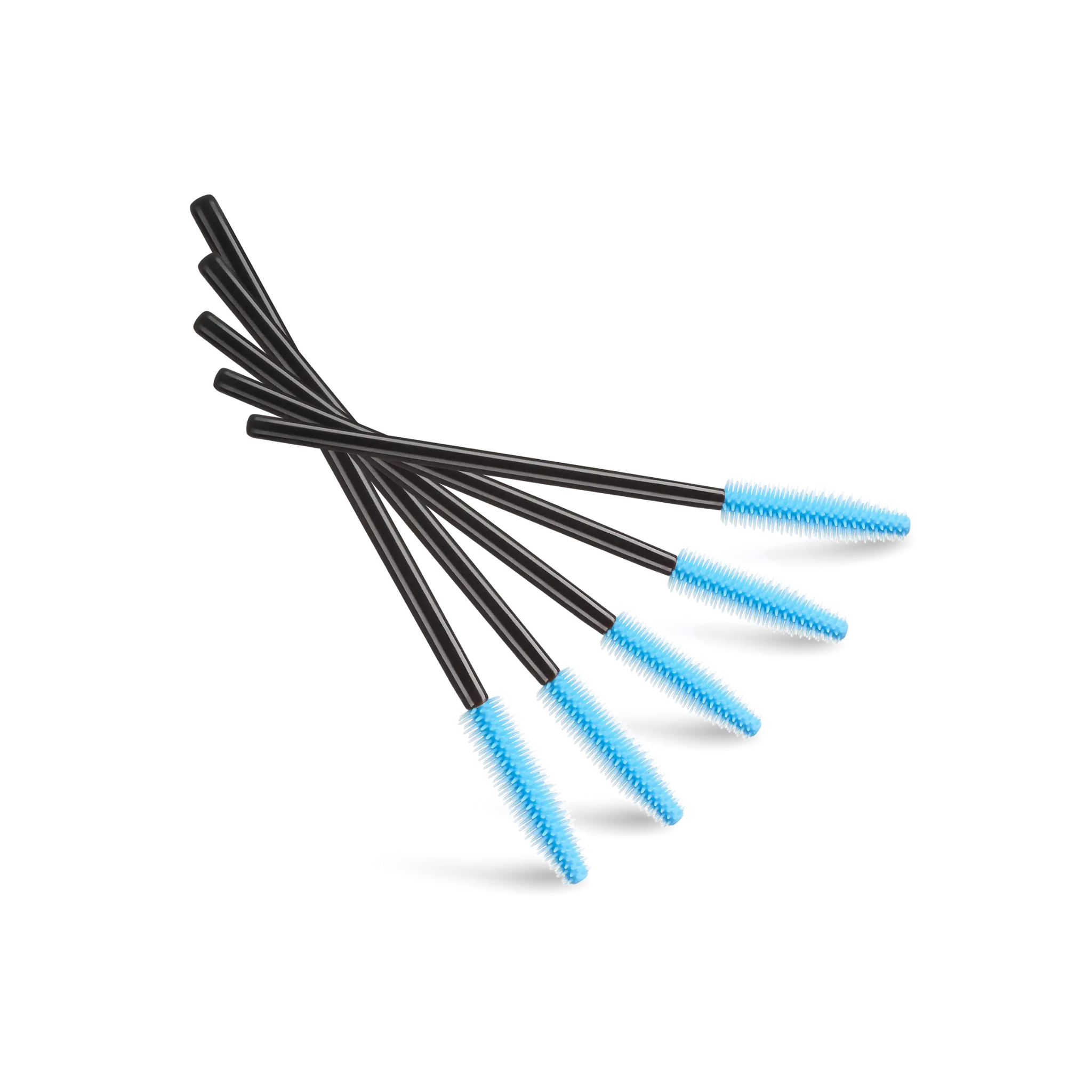 Brosse à mascara en silicone bleu 50 pcs