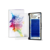 Cils de couleur YY C-curl Color Explosion 18 bandes - BLUE BRAZILIAN VOLUME