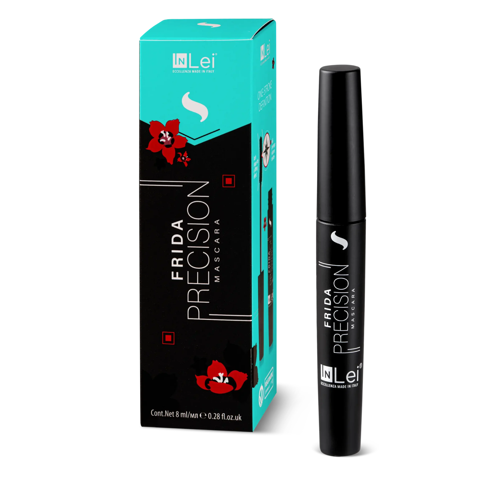 Mascara haute définition pour cils naturels et extensions de cils 8 ml - FRIDA PRECISION
