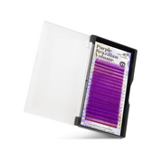 Cils de couleur YY D-curl Color Explosion 18 bandes - PURPLE BRAZILIAN VOLUME