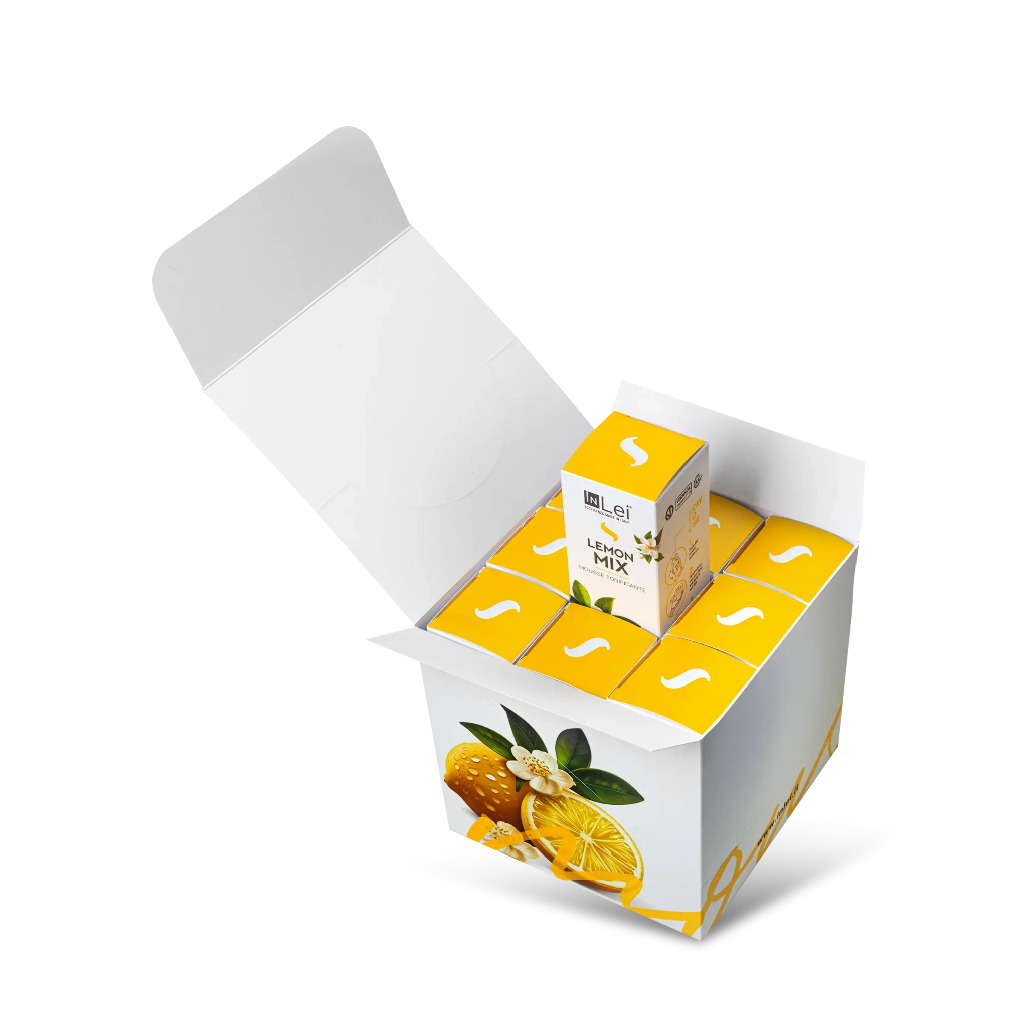 Mousse démaquillante douce pour cils et visage Pack 9 mousses - MOUSSE LEMON MIX 100 ml