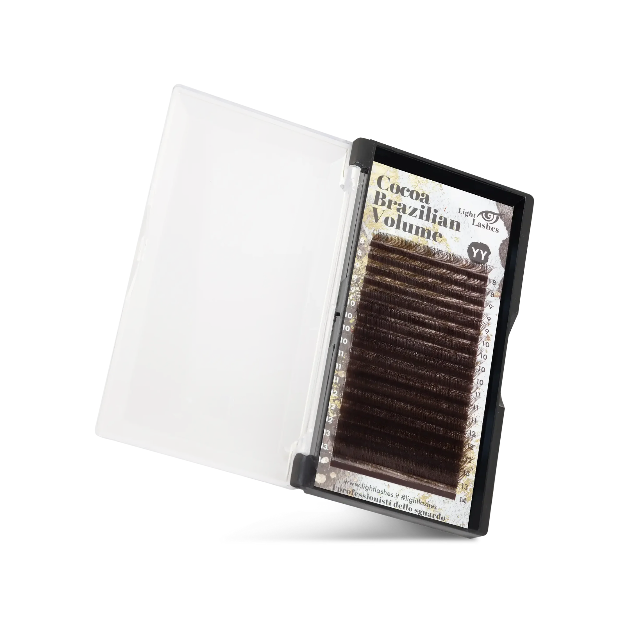 Cils de couleur YY CC-curl Color Explosion 18 bandes - COCOA BRAZILIAN VOLUME