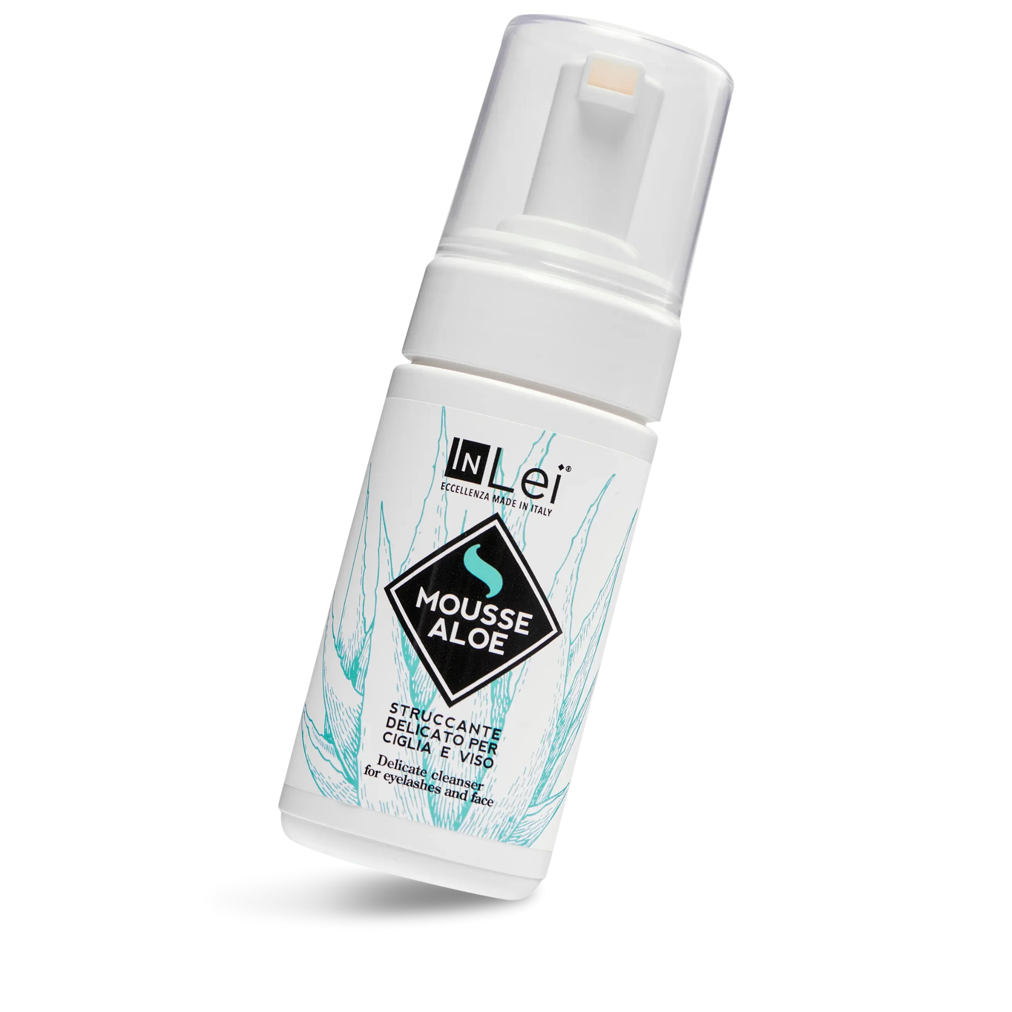 Mousse démaquillante douce pour cils et visage 100 ml - MOUSSE ALOE