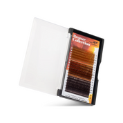 Cils de couleur C-curl Color Explosion 18 bandes - BRONZE COLLECTION