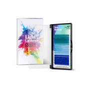 Cils de couleur C-curl Color Explosion 18 bandes - SEA BREEZE