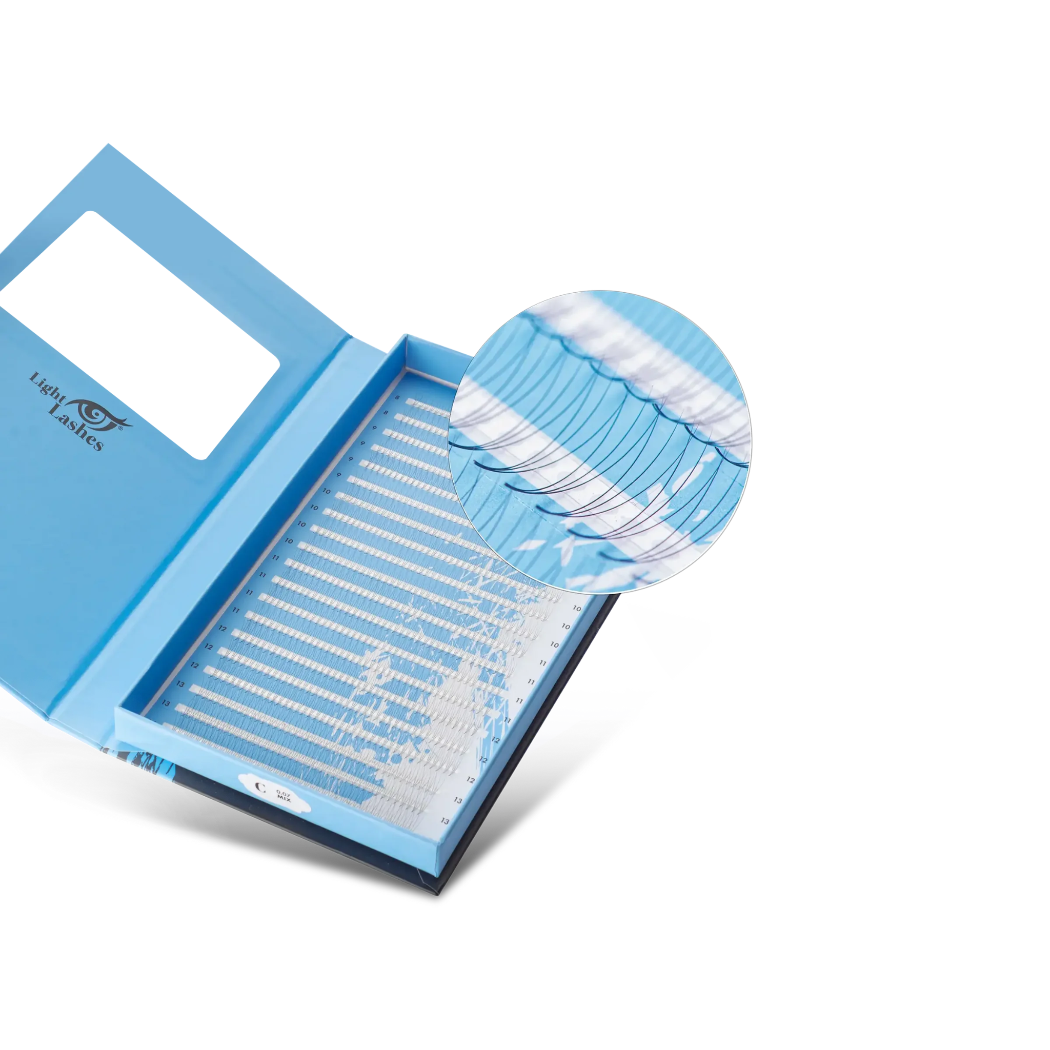 Préfaits 3D C-curl 800 pcs - READY FANS