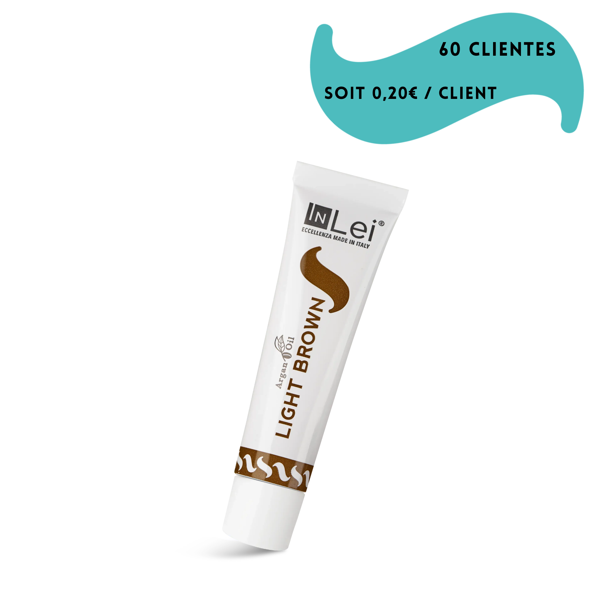 Teinture pour cils et sourcils à l'huile d'argan 15 ml - LIGHT BROWN