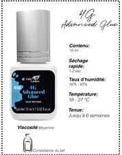 Colle pour extensions de cils 10 ml - 4G ADVANCED