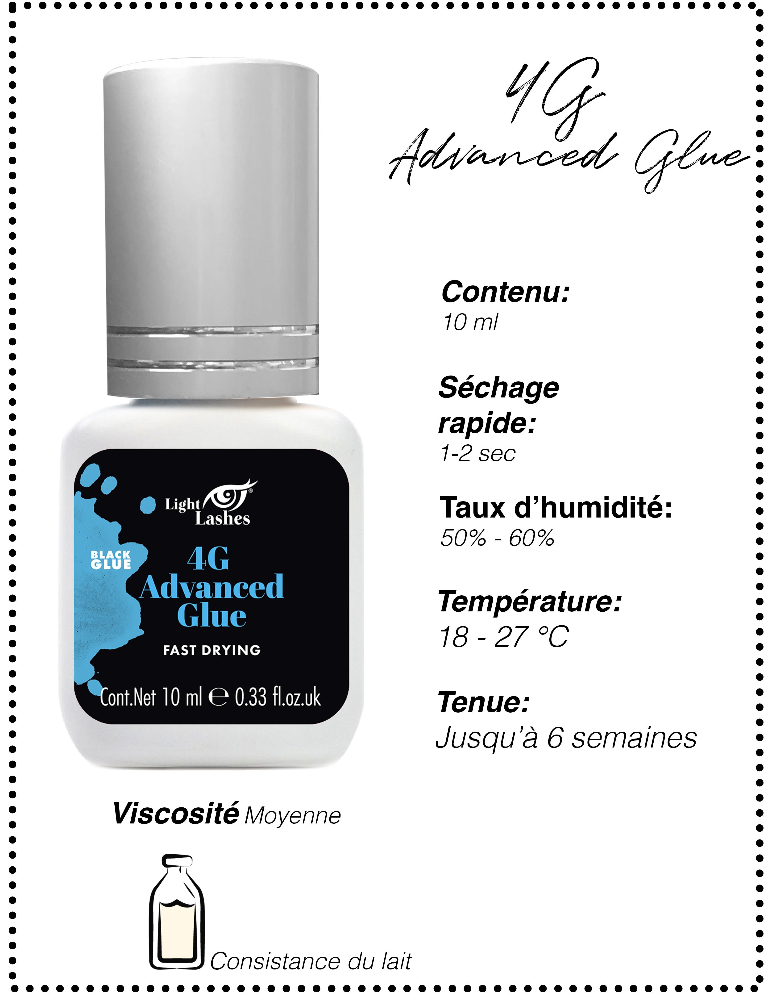 Colle pour extensions de cils 10 ml - 4G ADVANCED