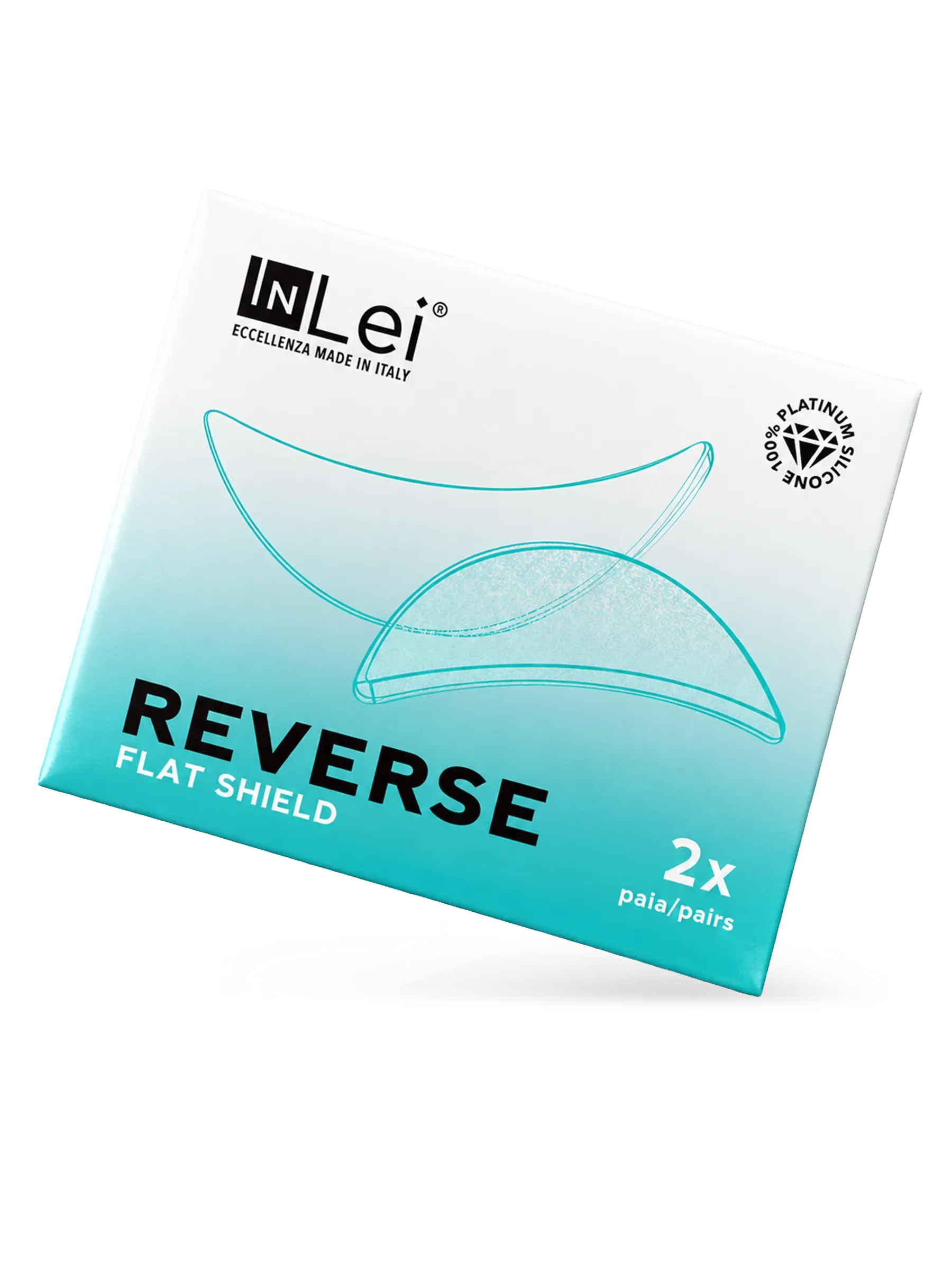 Pads en silicone InLei® REVERSE pour lash lift coréen (2 paires)