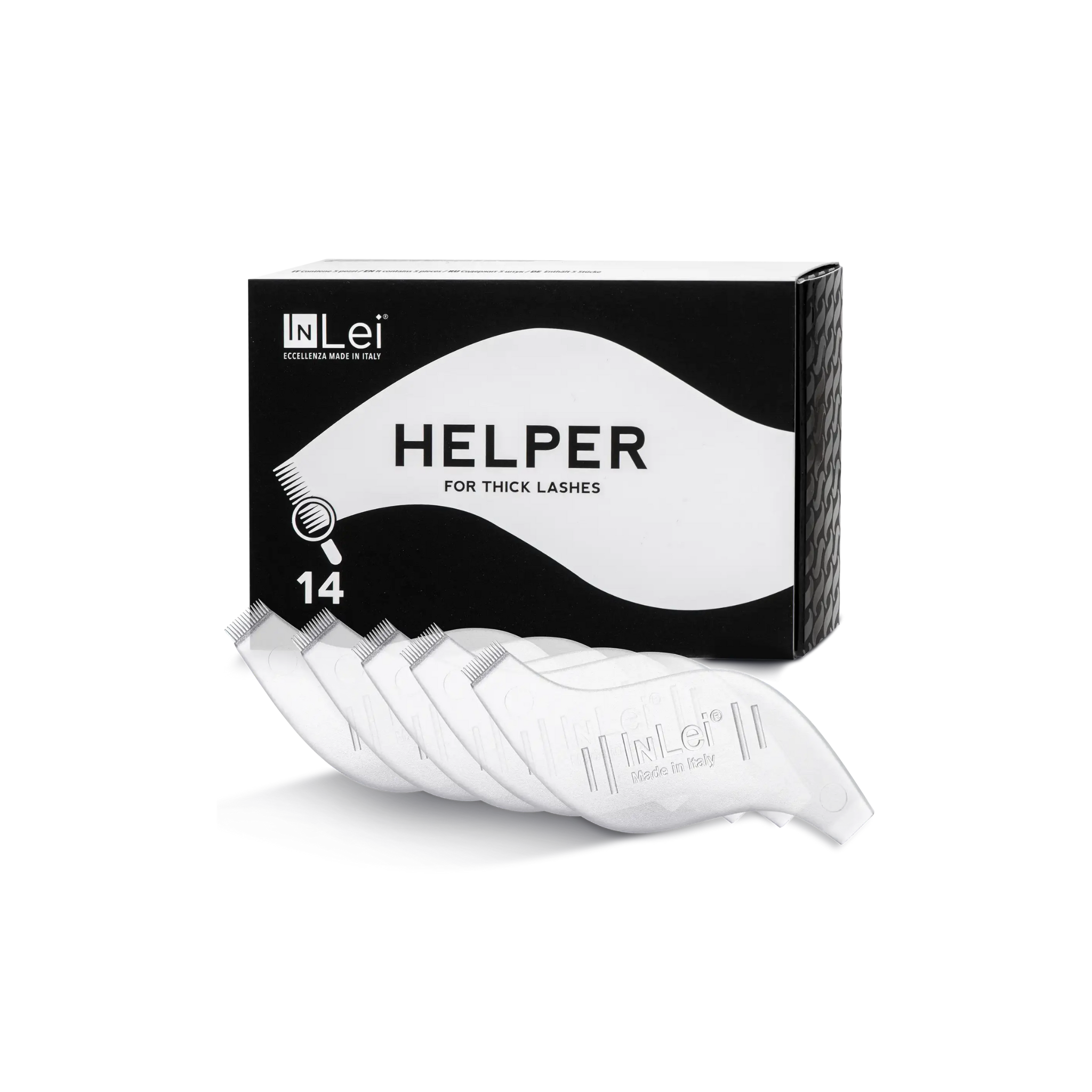 Peigne révolutionnaire pour cils normaux ou épais 5 pcs - HELPER
