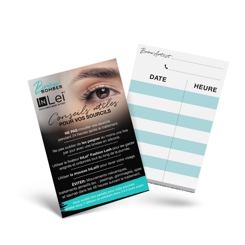 Carte de rendez-vous Brow Bomber 50 pcs