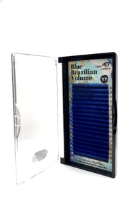 Cils de couleur YY C-curl Color Explosion 18 bandes - BLUE BRAZILIAN VOLUME