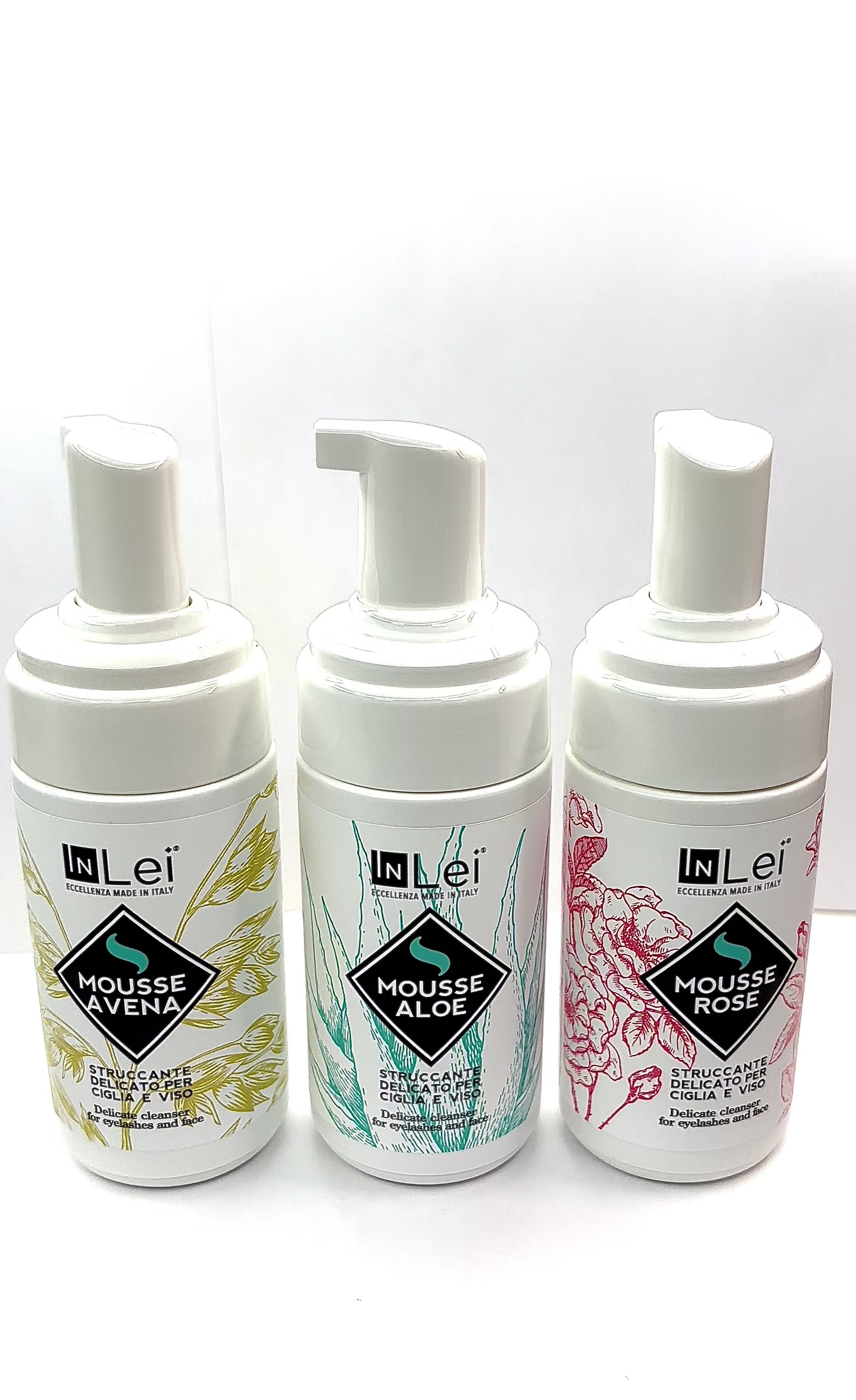 Mousse démaquillante douce pour cils et visage Pack 9 mousses - MOUSSE TRIO