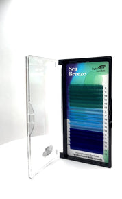 Cils de couleur C-curl Color Explosion 18 bandes - SEA BREEZE