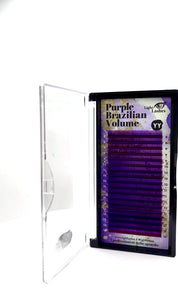 Cils de couleur YY C-curl Color Explosion 18 bandes - PURPLE BRAZILIAN VOLUME