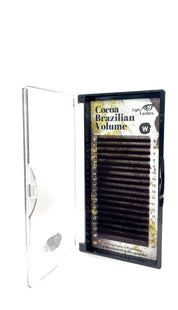 Cils de couleur W C-curl Color Explosion 18 bandes - COCOA BRAZILIAN VOLUME