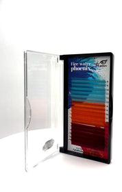 Cils de couleur CC-curl Color Explosion 18 bandes - FIRE-WATER PHOENIX