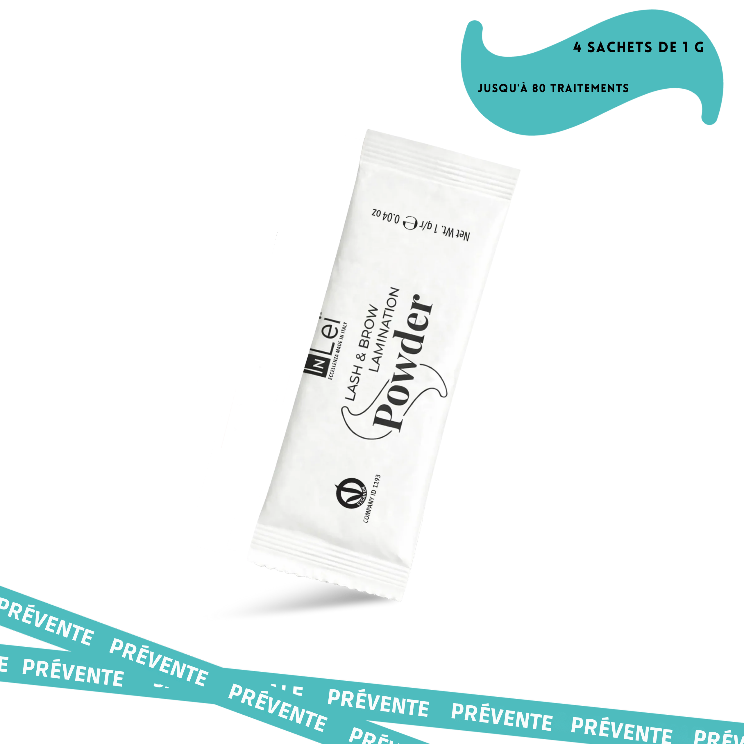 Poudre de traitement pour le lash lift coréen 4 x 1g  - S-POWDER